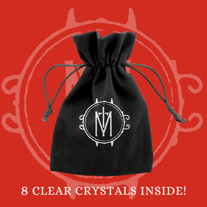 Crystal Set in Velour Pouch
