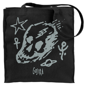 Skull Doodles Tote Bag