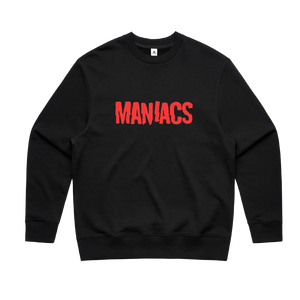 Black Maniacs Crewneck | Maniacs