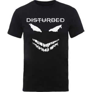 Disturbed Unisex T-Shirt: Scary Face Candle | Disturbed