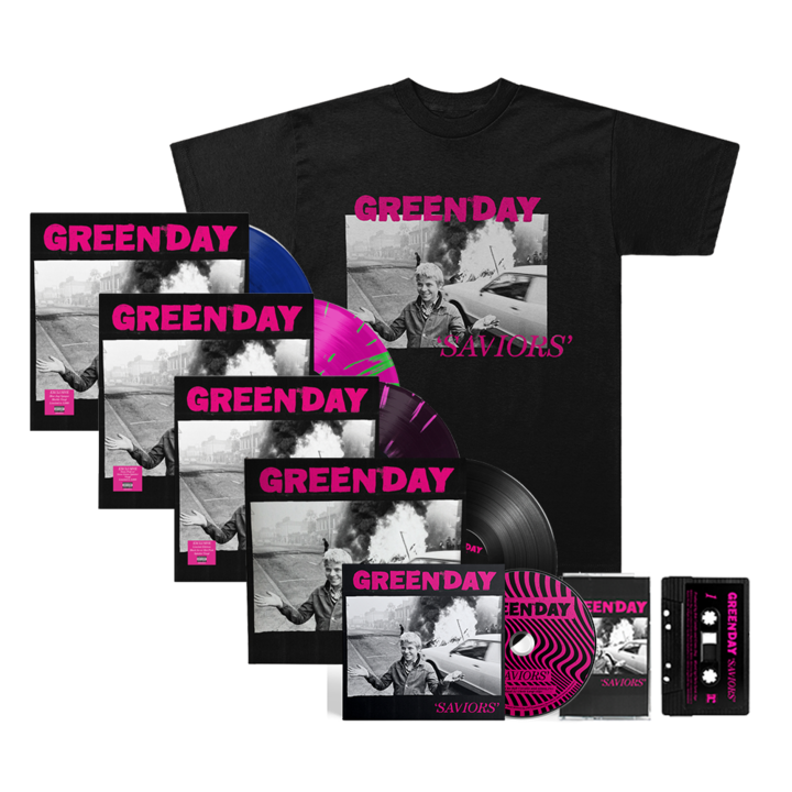 Album Cover T-Shirt + Choice of Album | Green Day