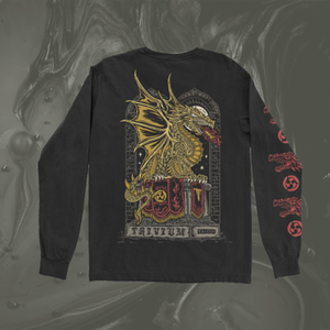 Trivium Big Dragon Black Long Sleeve T-Shirt