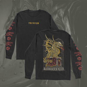 Trivium Big Dragon Black Long Sleeve T-Shirt