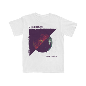 Shinedown Planet Zero White t-shirt