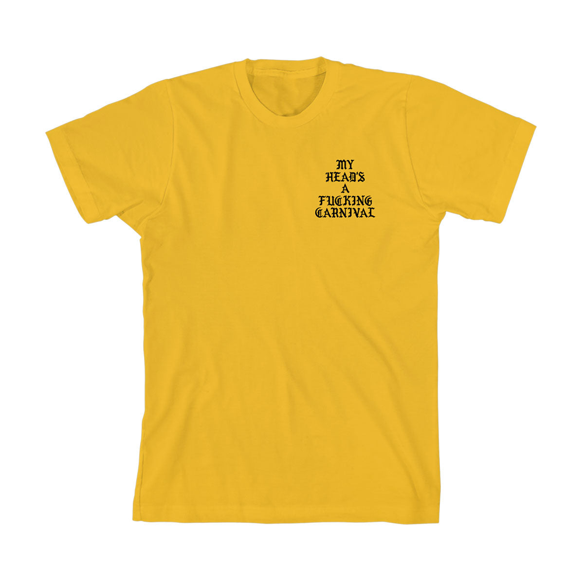 Carnival T-shirt Yellow | Biffy Clyro - Maniacs Store