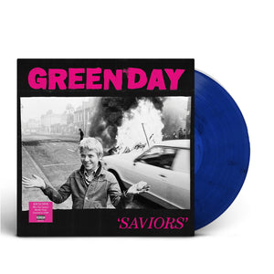 Green Day SAVIORS Ltd Ed Store Exclusive Bluejay Marble Vinyl LP