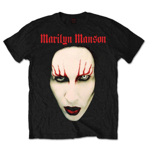 Marilyn Manson Unisex Tee: Red Lips