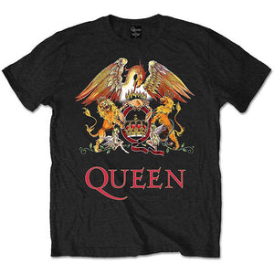Queen Unisex T-Shirt: Classic Crest