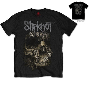 Slipknot Unisex Tee: Skull Group (Back Print)