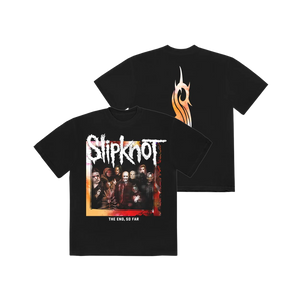 Slipknot The End, So Far Band Photo Black T-Shirt